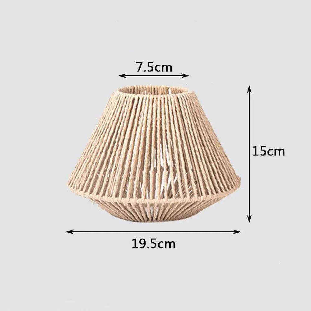 Elegante Rotan Hanglamp – Rustieke Geometrische Verlichting voor Elke Ruimte