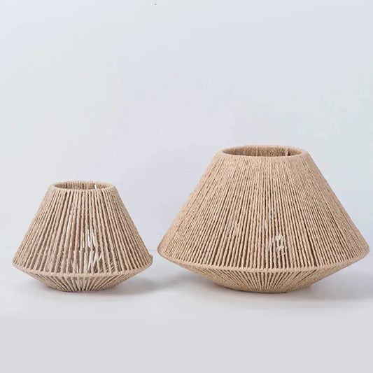 Elegante Rotan Hanglamp – Rustieke Geometrische Verlichting voor Elke Ruimte