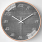 ChalkBoard Clock - Wiskundige Formules Wanddecoratie