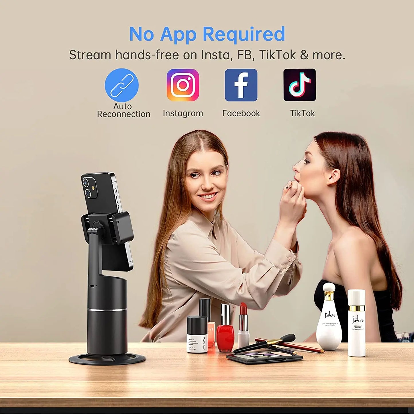 Follow Frame - Automatische Telefoonhouder met Gezichtsherkenning