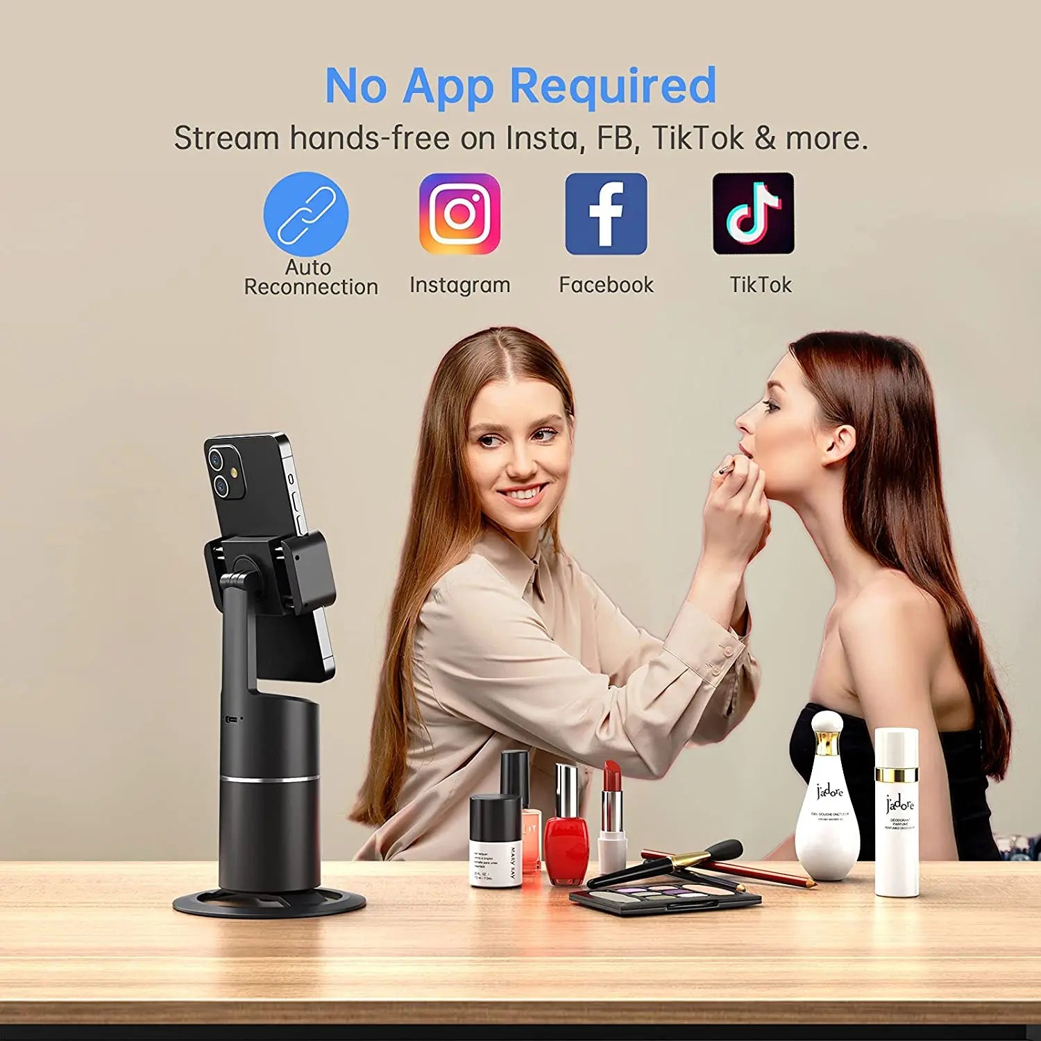 Follow Frame - Automatische Telefoonhouder met Gezichtsherkenning
