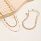 GothicElegance - Luxe Slangenketting en Armbandenset in Lagen