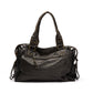NoirClass - Elegante Zwarte Lederen Handtas