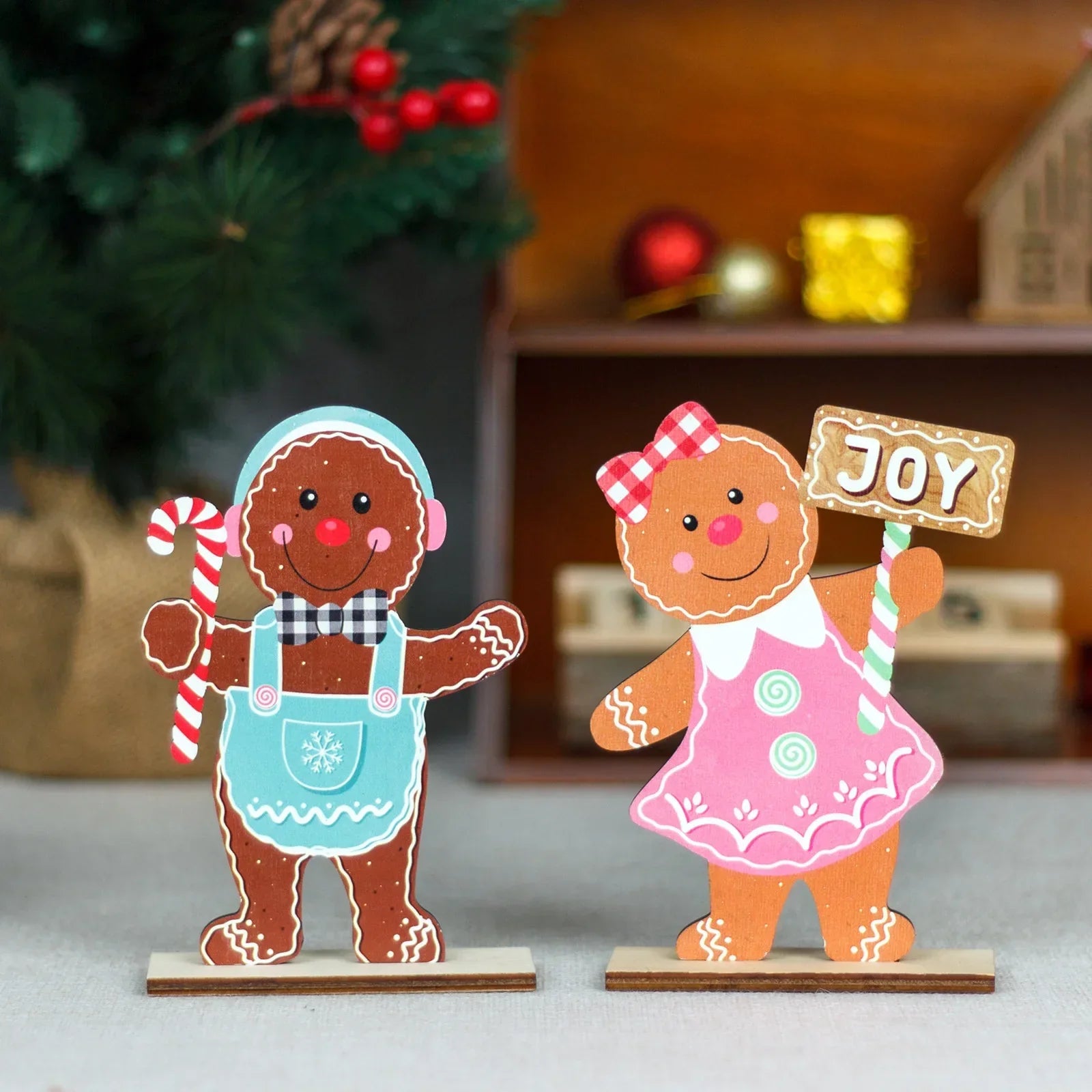 GingerJoy Ornament - Schattige Peperkoekman voor Kerstdecoratie