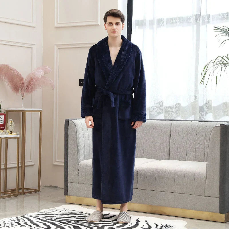 CozyNuit Badjas - Luxe Koraalfleece Badjas voor Elegante Comfort