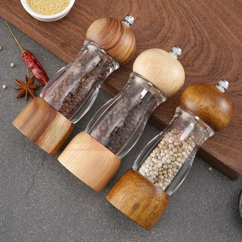 SeasonSculpt - Elegante Zout- en Pepermolen Set