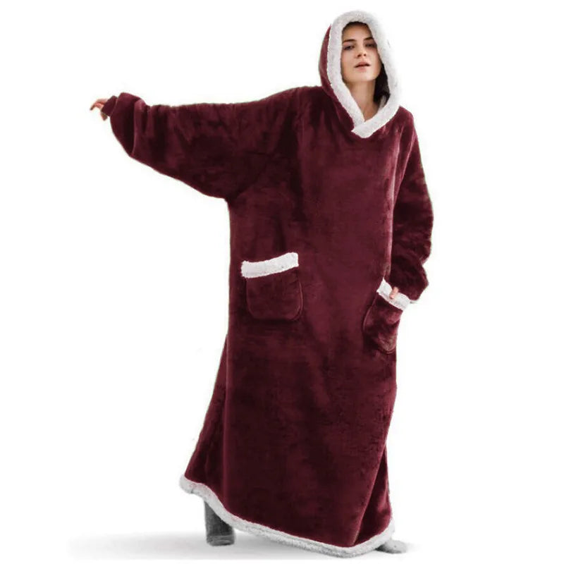 SleeveSnug - Ultiem Oversized Winterdeken-Sweatshirt