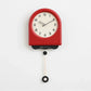 CremePendulum Clock - Koreaanse Wandklok met Modern Design