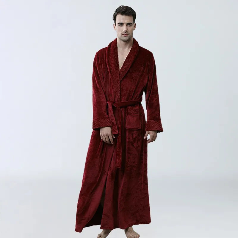 CozyNuit Badjas - Luxe Koraalfleece Badjas voor Elegante Comfort