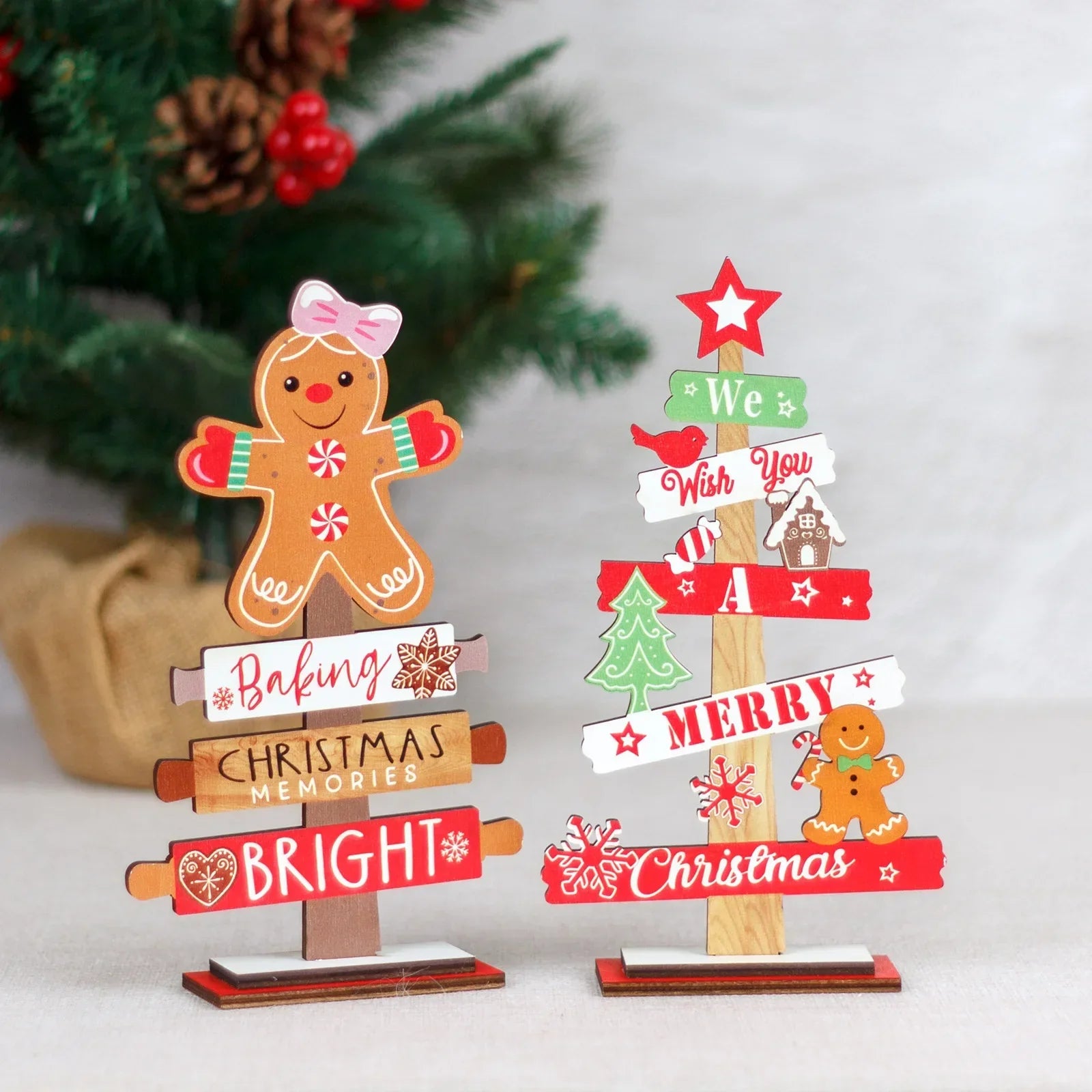 GingerJoy Ornament - Schattige Peperkoekman voor Kerstdecoratie