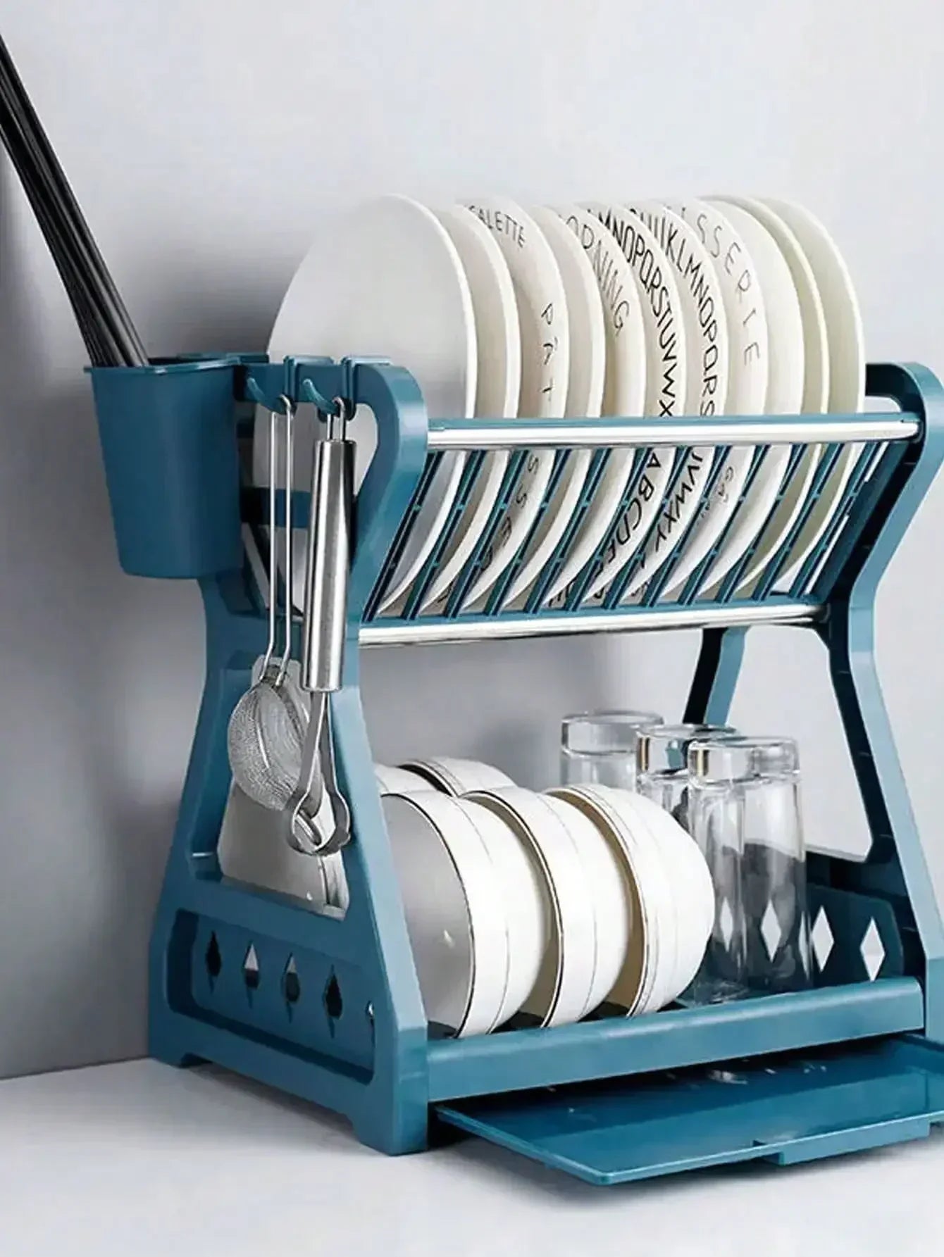 RackMaster - Elegante Opvouwbare Afdruiprek voor de Keuken