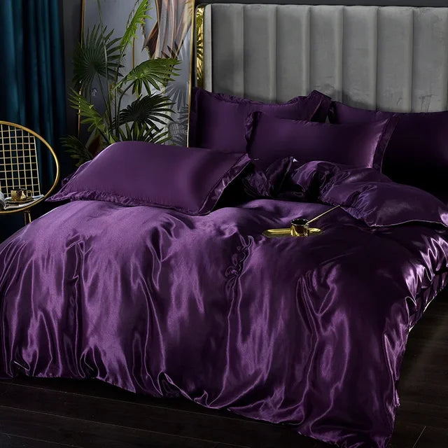 SatinDream Bedset - Luxe Satin Beddengoed voor Droomachtige Nachten