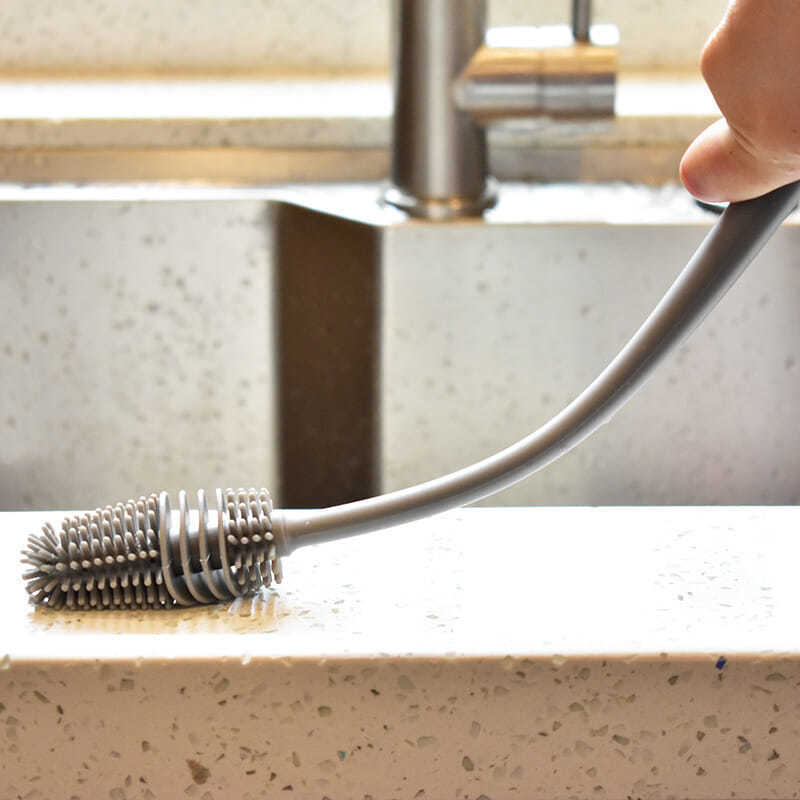 BrushMaster – Siliconen Afwasborstel voor Flessen en Glazen