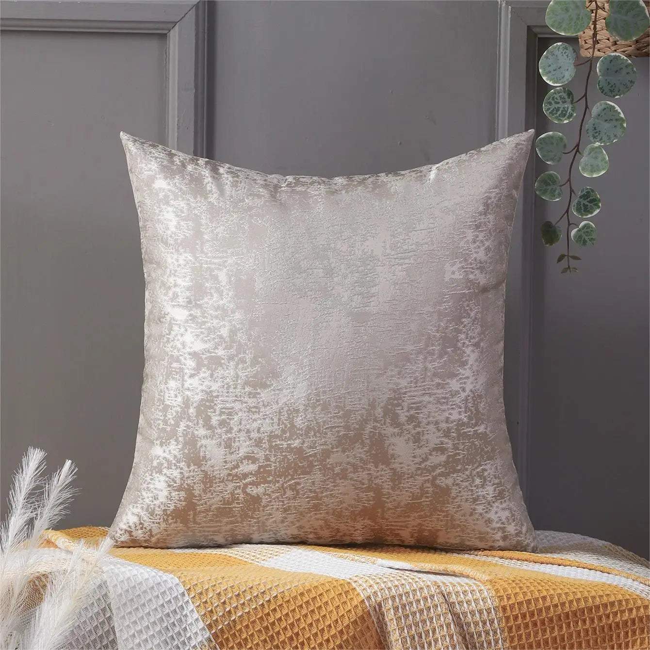 Nordic Kussenhoes - Scandinavische Luxe Kussenhoes – Minimalistisch Design voor Interieur