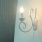 LuminousEra - Witte Muurlamp met E14 Kaarslicht