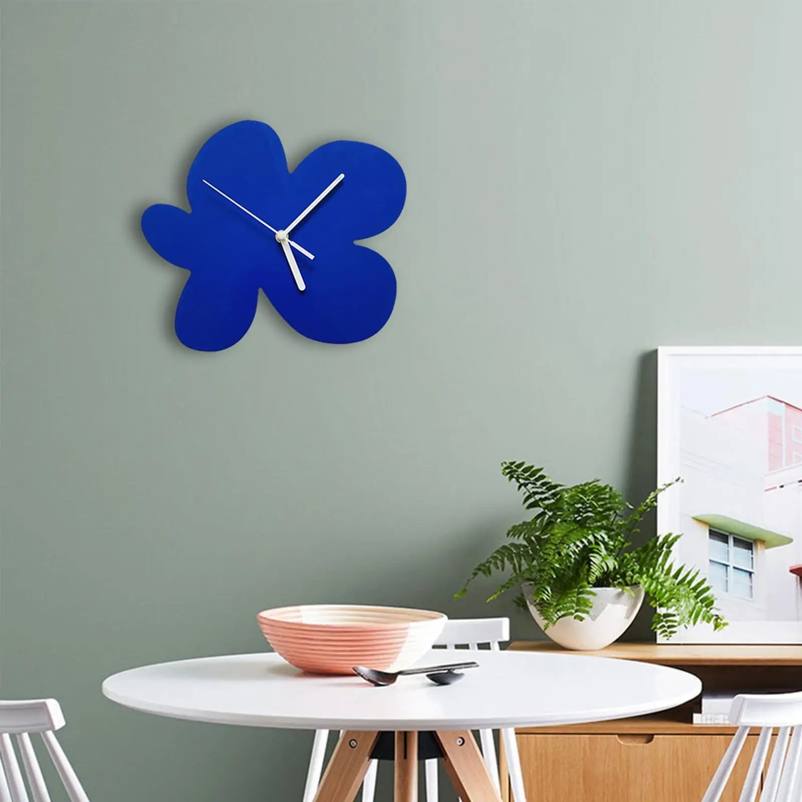 FloralTime – Elegante Bloemenhorloge voor je Interieur