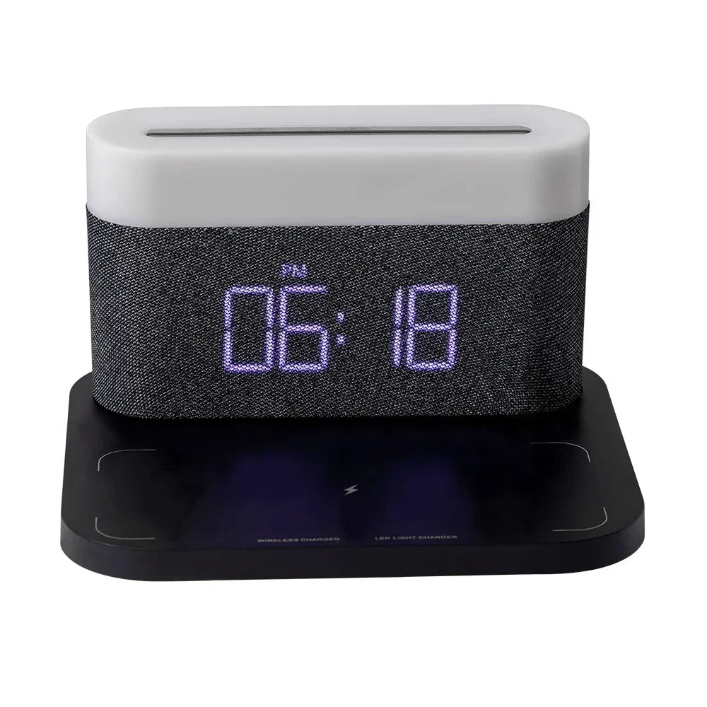 SmartCharge - Multifunctioneel Oplaadstation met Alarm en Nachtlampje