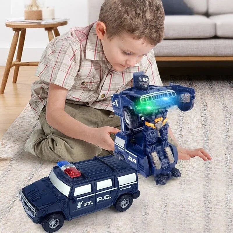 RoboPolice Speelgoed - Transformeerbare Politieauto en Robot voor Kinderen