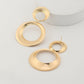 Gouden Cirkel Oorbellen | Unieke Statement Sieraden voor een Gedurfde Look