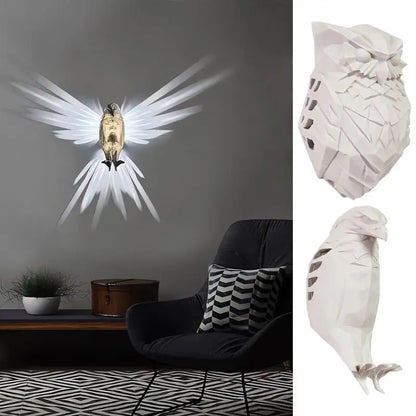 OwlLight - 3D Uil Wandlamp voor Slaapkamer