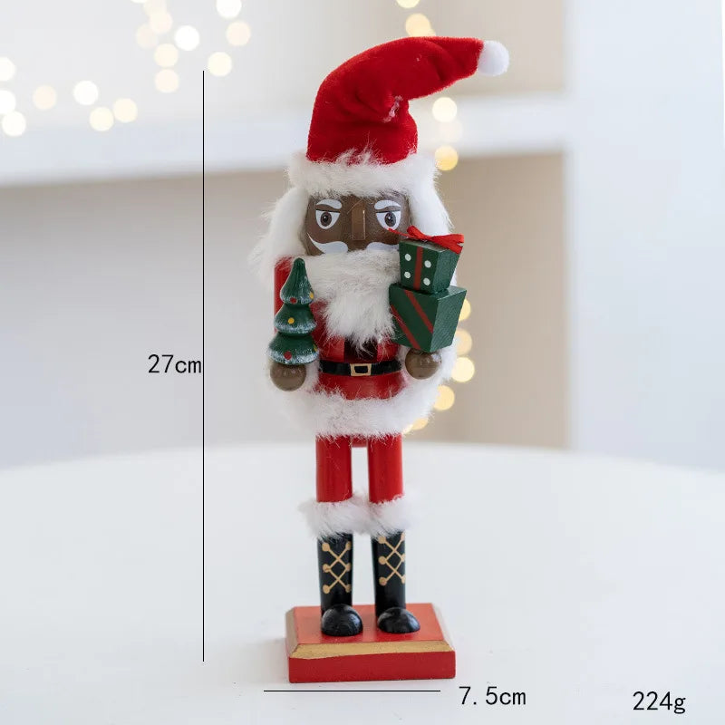 Elegante Houten Kerstelfen – Tijdloze Kerstdecoratie