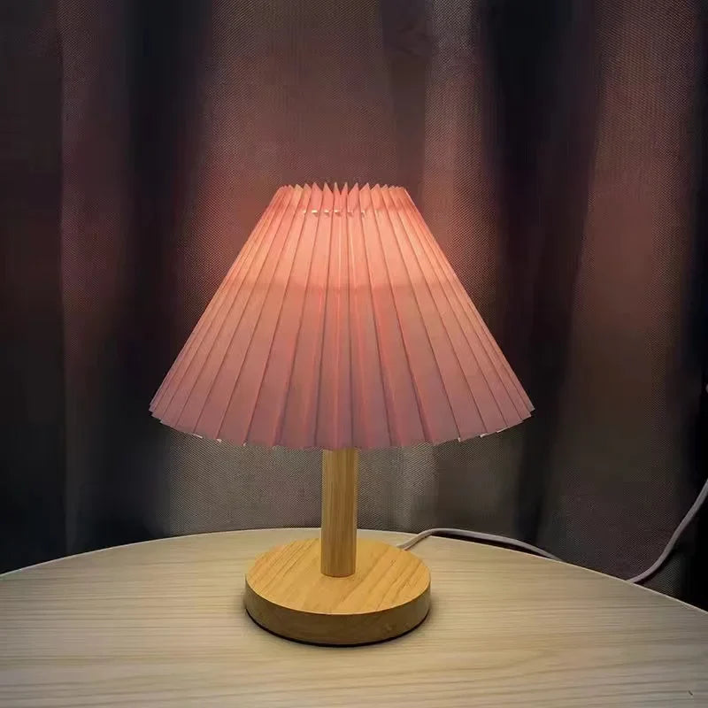 Opvouwbare Pleat Tafellamp - Stijlvolle Opvouwbare LED Tafellamp voor Uniek Interieurdesign