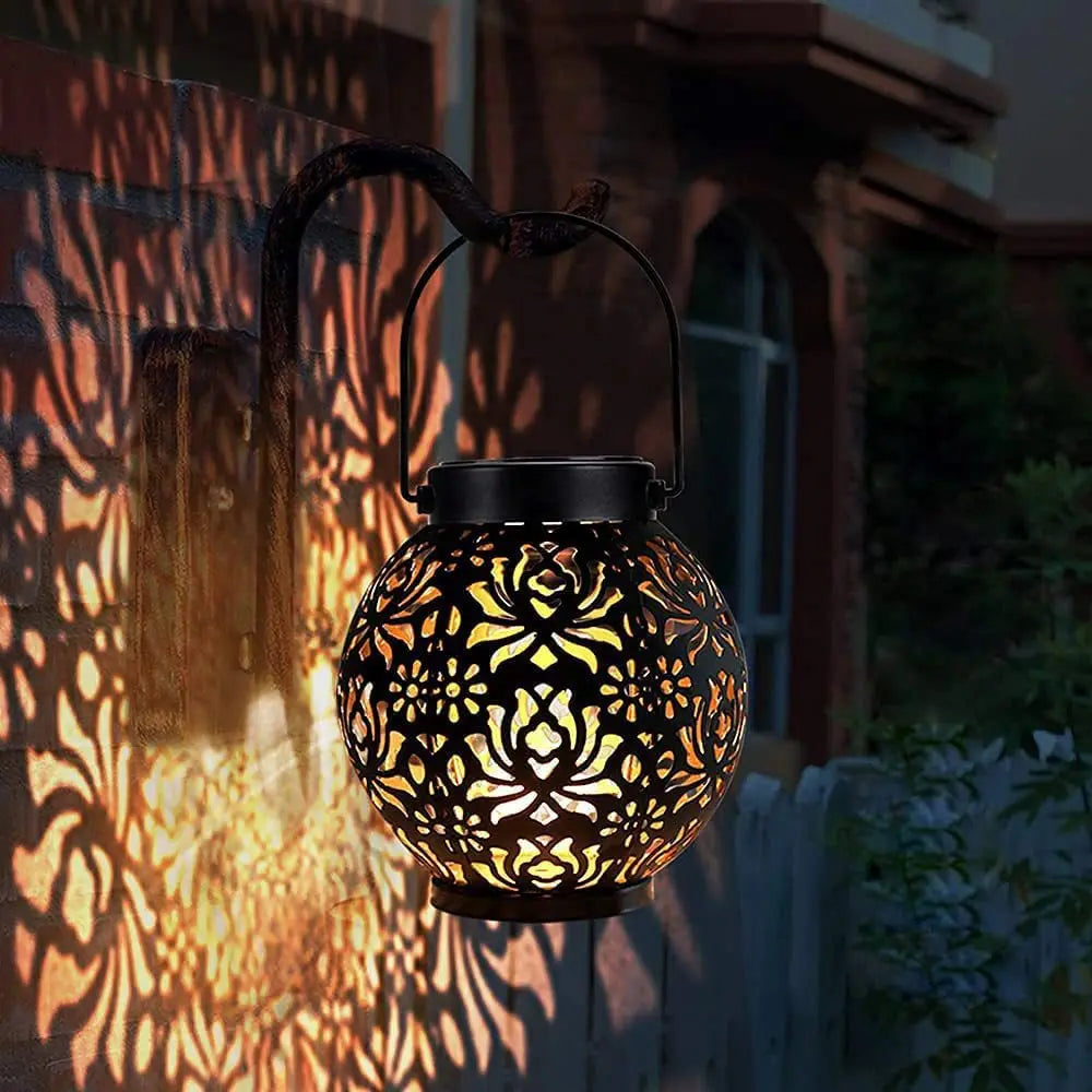 Orion Solar Lantern - Sfeervolle LED Zonne-energie Tuinlantaarn