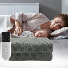 CozyLayer – Dubbelgelaagd Verwarmd Tapijt met Timer