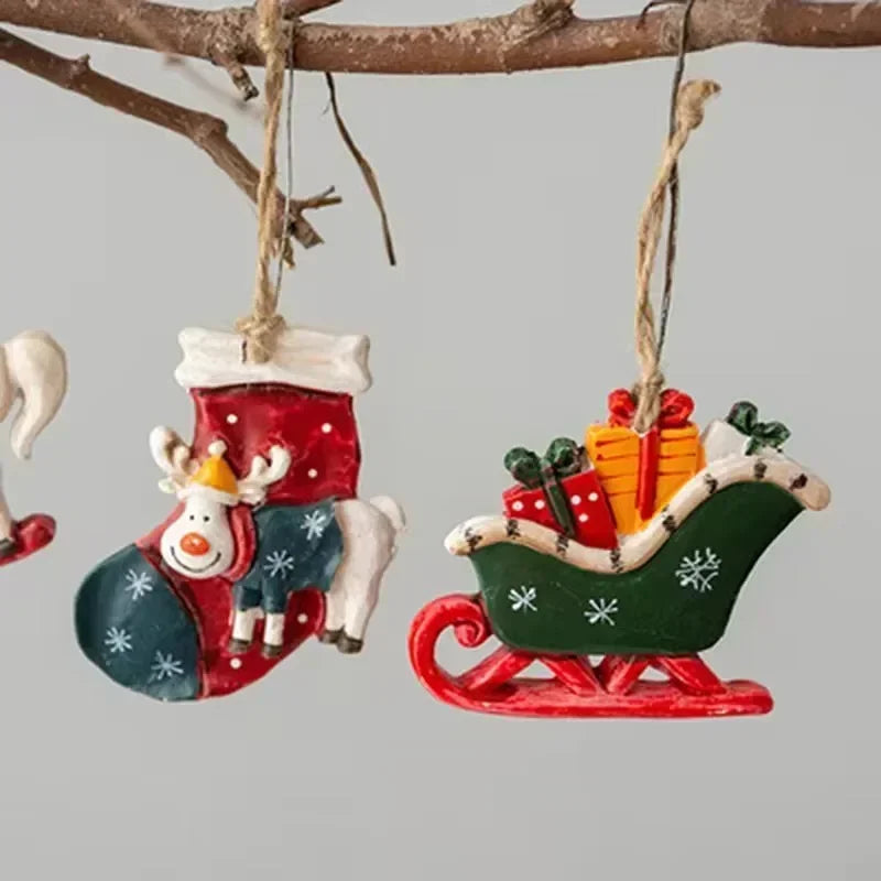 FrostyAntlers Socks - Feestelijke Eland Kerstdecoratie