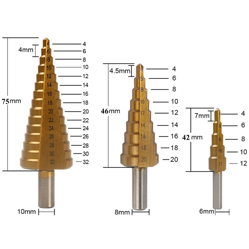 TitaniumPro Drill Set – Precisieboor voor Metaal en Hout