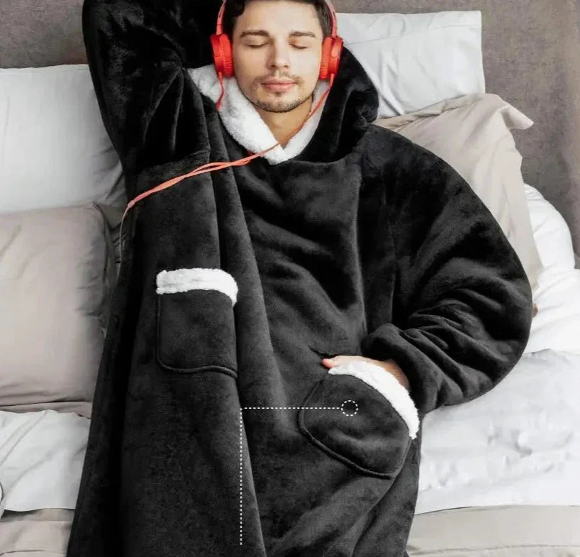 SleeveSnug - Ultiem Oversized Winterdeken-Sweatshirt