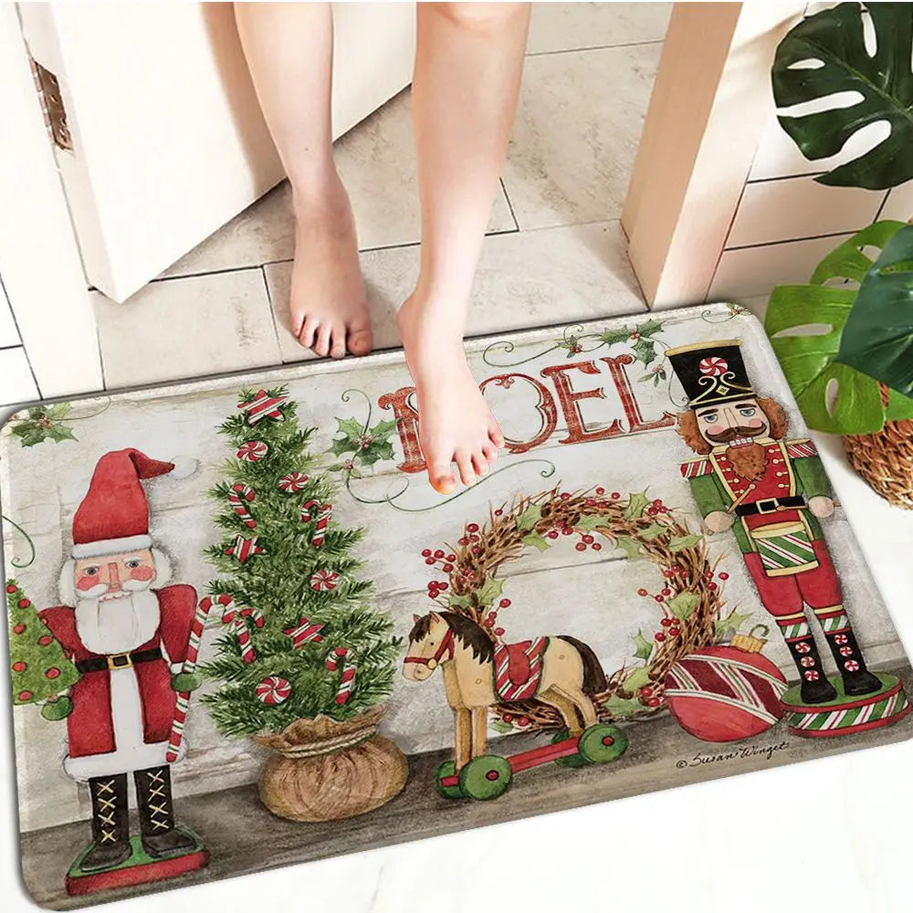 FestiveWelcome – Luxe Kerst Deurmat voor je Drempel