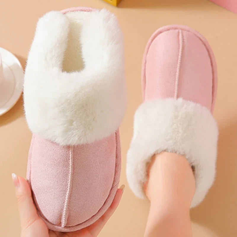 BlissCush Verwarmde Pantoffels - Luxe Verwarmde Pluche Pantoffels voor Ontspanning deze Winter