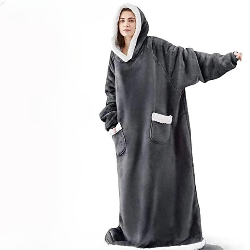 CozyWrap - Luxe Oversized Fleece Hoodie voor Ultiem Comfort