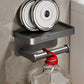 LuxeHold – Stijlvolle Multifunctionele Toiletrolhouder