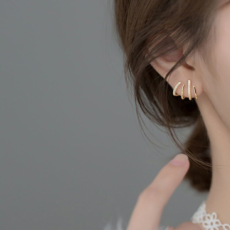 Versatile Claw Earrings Set | 4 Stunning Styles in 1