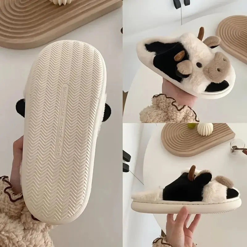 ComfortCow Slippers - Speelse Slippers voor Comfortabele Winterdagen