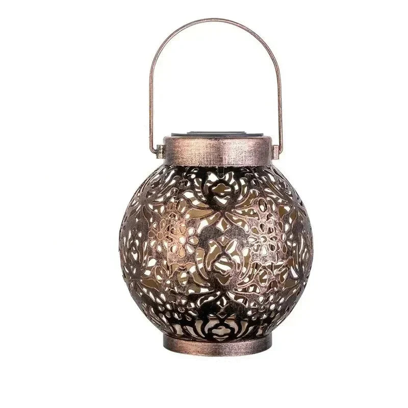 Orion Solar Lantern - Sfeervolle LED Zonne-energie Tuinlantaarn