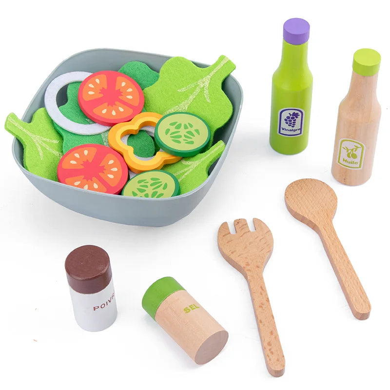 WoodPlay Set – Realistisch Houten Keukenspeelgoed