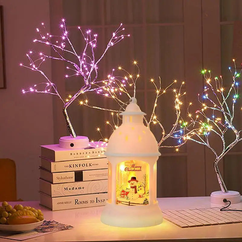 Magische ChristmasHome Kerstlanterns - De Charmante LED-Kerstman Lantaarns