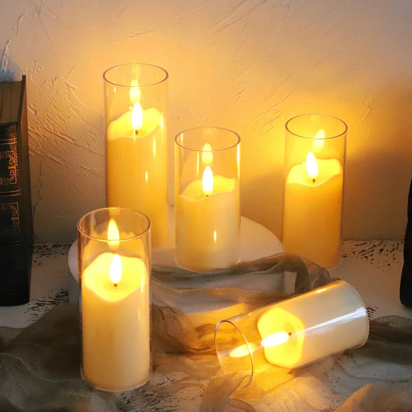 Auraflame - Elegante Vlamloze LED Kaarsen Set van 6