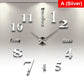 RomanTime 3D Clock - Moderne DIY Wanddecoratie