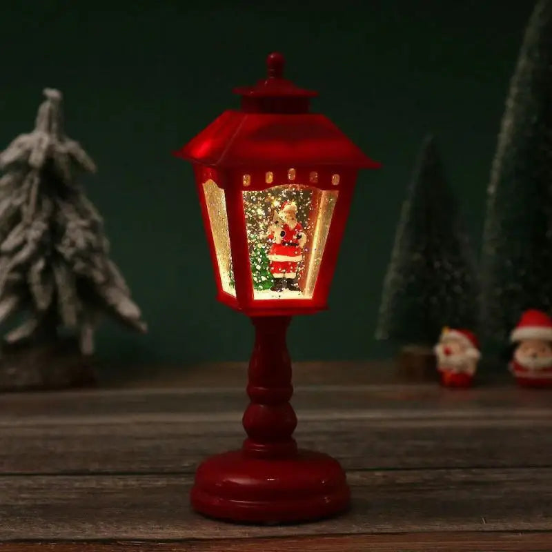 LumiereEnchantee Kerst Tafellamp - Betoverende Feestverlichting met Muziek