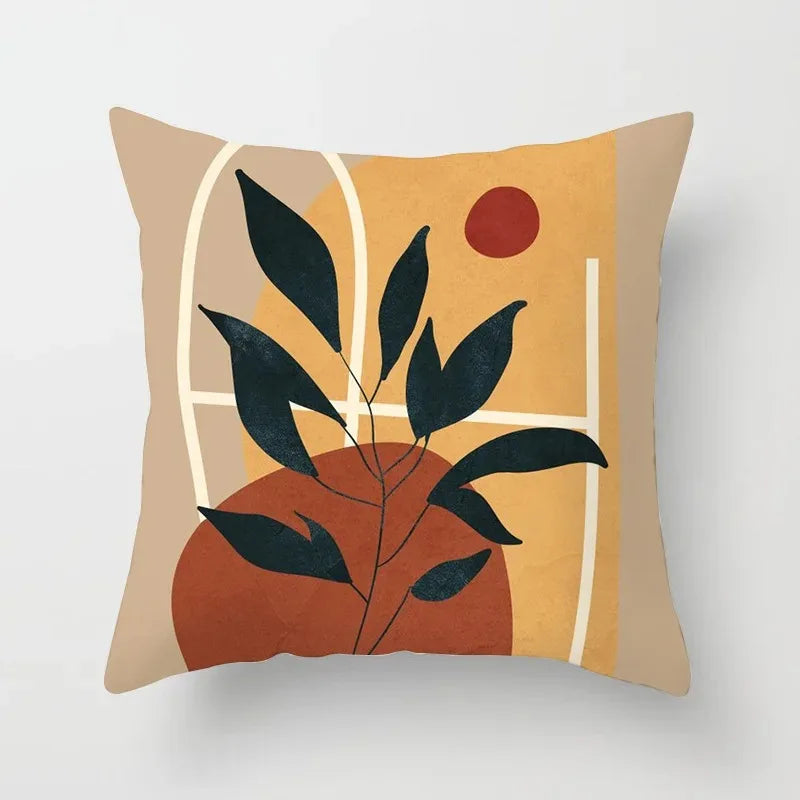 VelvetHaven Kussenhoes - Stijlvolle Botanische Kussenhoes voor Frisse Interieur Makeover