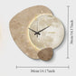 CreamWind Clock – Stijlvolle Moderne Wandklok met LED