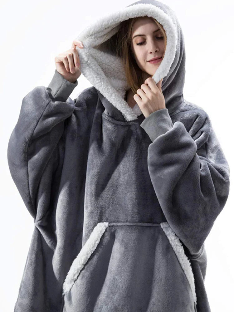 CozyNest FleeceWrap - Oversized Polaire Dekensweater