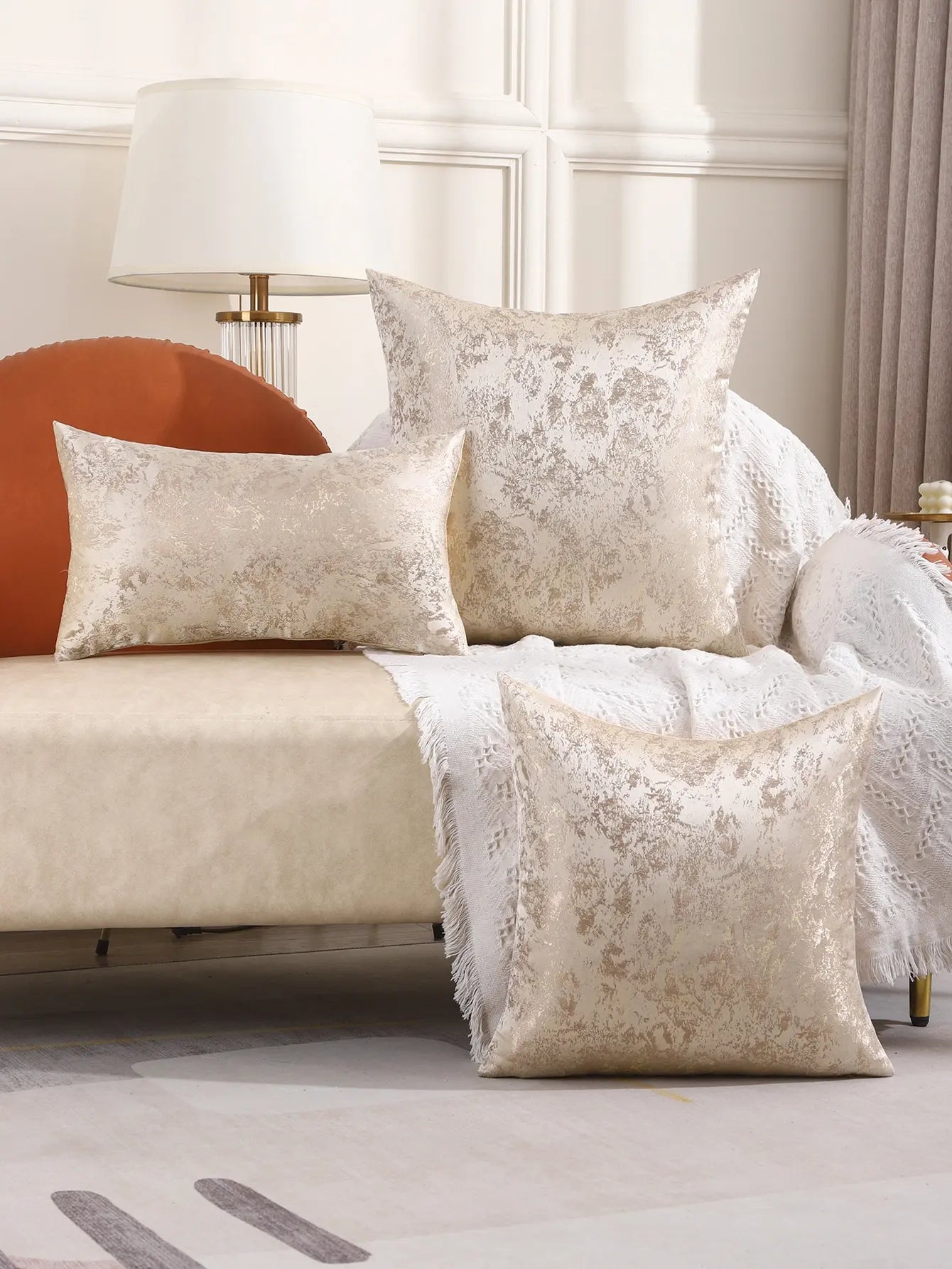 Nordic Kussenhoes - Scandinavische Luxe Kussenhoes – Minimalistisch Design voor Interieur