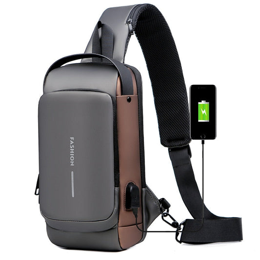Julian ShoulderBag - Stijlvolle Schoudertas met Oplaadfunctie