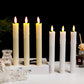 TaperFlame – Elegant Vlamloze LED Kaarsen Set van Twee