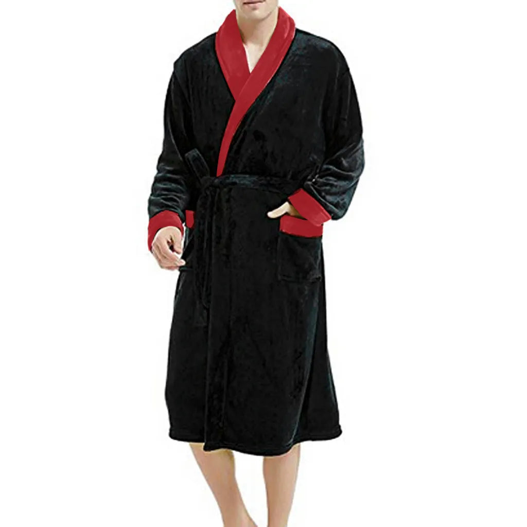 SoftCozy Robe - Luxe Herfst/Winter Huisjas voor Mannen